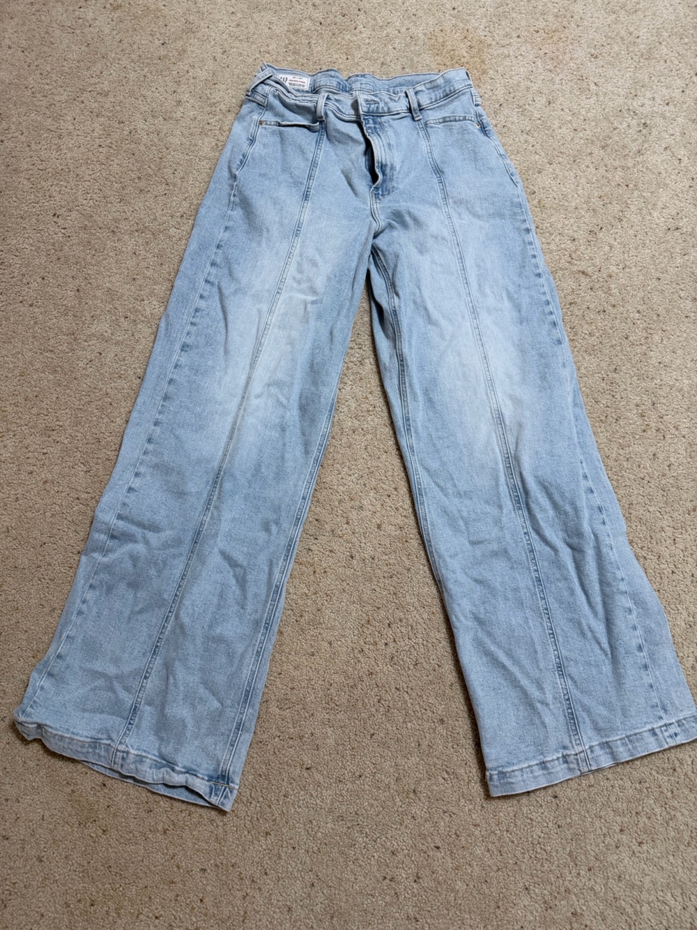 GAP high rise stride jeans